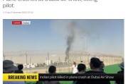 迪拜航展突发！印度空军战机表演时坠毁，飞行员遇难