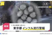感染人数激增 东京发布流感警报