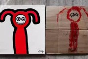爸爸“抄袭”4岁女儿涂鸦作品走红 多家美术馆邀请他办展